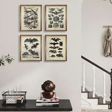 Bat Wall Decor Creepy Gothic Art 8x10 Unframed