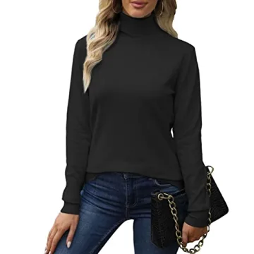 SANGTREE Women's Turtleneck Sweater - Stylish & Soft