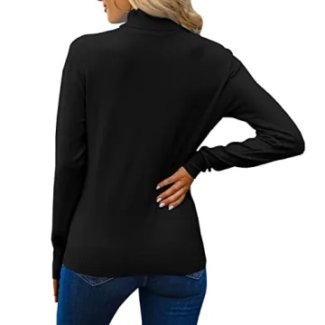SANGTREE Women's Turtleneck Sweater - Stylish & Soft