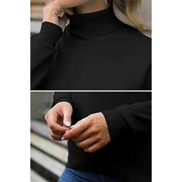 SANGTREE Women's Turtleneck Sweater - Stylish & Soft