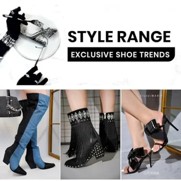 Cape Robbin Amisha Stylish Slide Sandals for Women - Womens Sandals with Gold Spikes - Studded Open-Toe Summer Slides for Women - Slip-On Women's Sandals