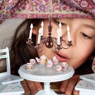 GANAZONO Dollhouse LED Chandelier - Miniature Lighting