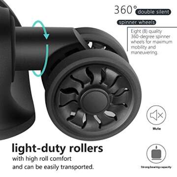 Coolife Luggage Expandable(only 28") Suitcase 3 Piece Set with TSA Lock Spinner 20in24in28in (lake blue)