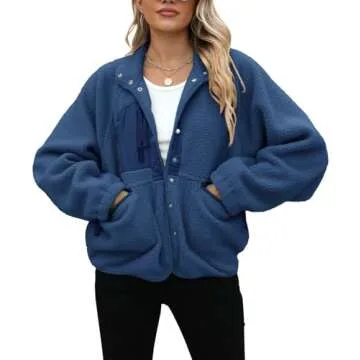 Yanekop Women's Fleece Jacket - Cozy & Chic Winter Wear