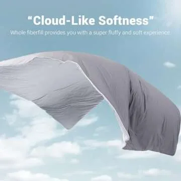 Elegear Cooling Comforter King Absorbs Body Heat to Keep Cool, Double-Sided Cooling Blanket for Hot Sleepers Arc-Chill Cool Fabric Q-Max>0.5, Lightweight Summer Comforter Cold Blanket, Gradient Gray