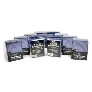 BCW Topload Card Protection Combo – 200 Holders & Sleeves for Trading Cards