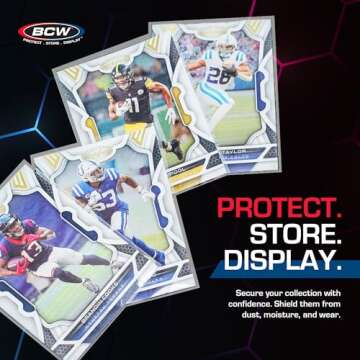 BCW Topload Card Holders & Sleeves Combo for Collectors