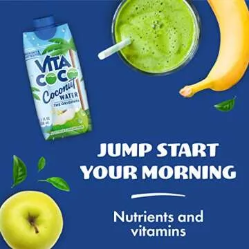 Vita Coco - Pure Coconut Water (330ml x 12) - Naturally Hydrating - Packed With Electrolytes - Gluten Free - Full Of Vitamin C & Potassium
