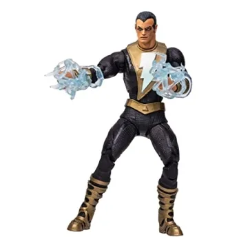 McFarlane DC Multiverse Black Adam Action Figure with Frost King - 7” Scale Ultra Articulated