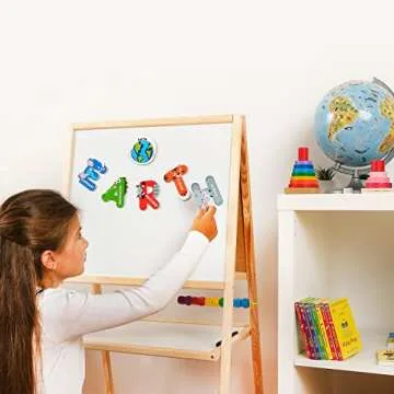 78 PCS Magnetic Letters and Numbers for Toddlers, Fridge Magnets for Toddlers, Magnets for Kids, Alphabet Magnets, ABC Magnets, Number Magnets, ABC Magnets for Toddlers 1-3 Baby Safe - Simply Magic