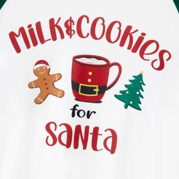 Family Matching Women Chritsmas Pajamas: Green Gingerbread Man Candy Cane And Chritsmas Trees Patterned PJS For Family Reunion Christmas Party Take Pictures For Couples - Women XXXL