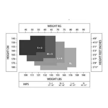 Marilyn Naked Luxe Line Pantyhose 20 Denier (Black, S)