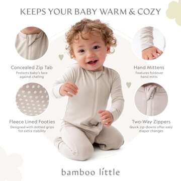 Oat Footie for Baby - Comfortable and Stylish Sleepwear
