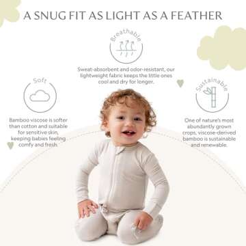 Oat Footie for Baby - Soft Newborn Sleepwear Unisex