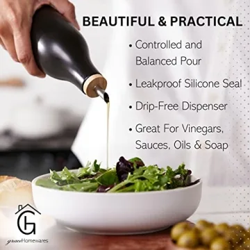 Elegant Stoneware Olive Oil Dispenser for Every Kitchen