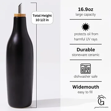 Elegant Stoneware Olive Oil Dispenser for Every Kitchen