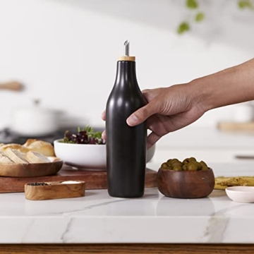 Elegant Stoneware Olive Oil Dispenser for Every Kitchen