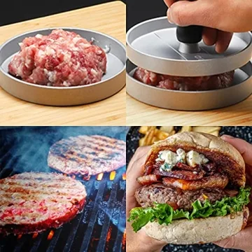 OVOS Burger Press Non-Stick Patty Maker with 100 Papers