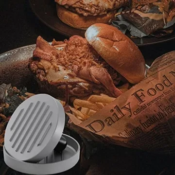 OVOS Burger Press Non-Stick Patty Maker with 100 Papers