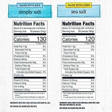 Good Thins Rice & Corn Snacks Gluten Free Crackers Variety Pack, Bulk Snack Crackers, 4 Boxes