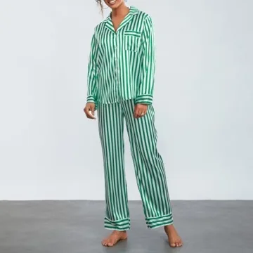Luckinbaby Women Lounge Y2K Pajamas Two Piece Set Comfortable and Cute