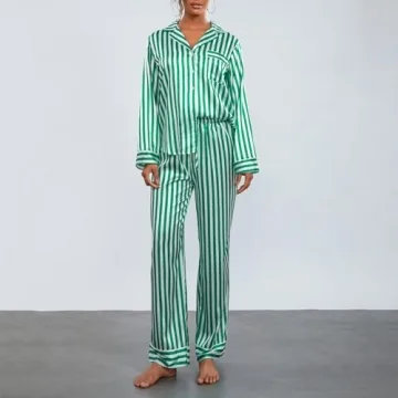 Luckinbaby Women Lounge Y2K Pajamas Two Piece Set Comfortable and Cute