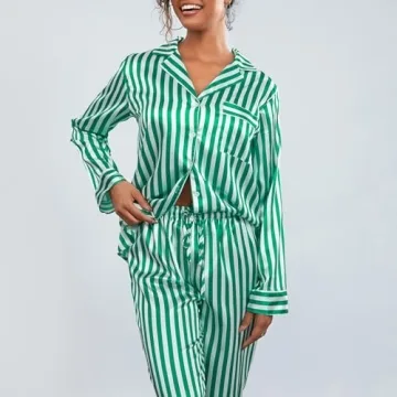 Luckinbaby Women Lounge Y2K Pajamas Two Piece Set Comfortable and Cute