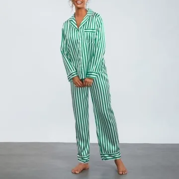 Luckinbaby Women Lounge Y2K Pajamas Two Piece Set Comfortable and Cute