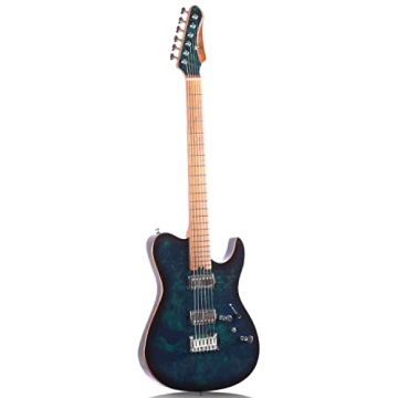 Volgoa TN2 Electric Guitar with Roasted Maple Neck and Mahogany Body