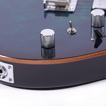 Volgoa TN2 Electric Guitar with Roasted Maple Neck and Mahogany Body