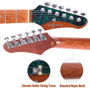 Volgoa TN2 Electric Guitar with Roasted Maple Neck and Mahogany Body
