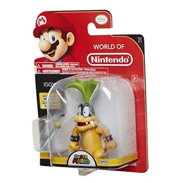 Super Mario Iggy 4 Inch Figure for Kids and Collectors