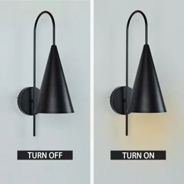 Modern Matte Brass Conical Wall Sconce for Stylish Lighting