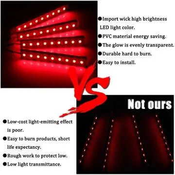 Car Interior LED Lights for All Vehicles - Waterproof Neon Strips