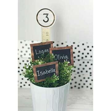 Schoolgirl Style Industrial Chic 36-Piece Number Bulletin Board Cutouts, Blank and 1-30 Number Cutou...