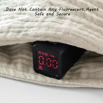 okdiy Organic Elephant Lovey Soft Muslin Baby Blanket