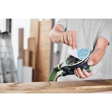 Festool 575165 Granat P150 Grit 6-Inch (150mm) Diameter Abrasive Sanding Discs, 100-Pack
