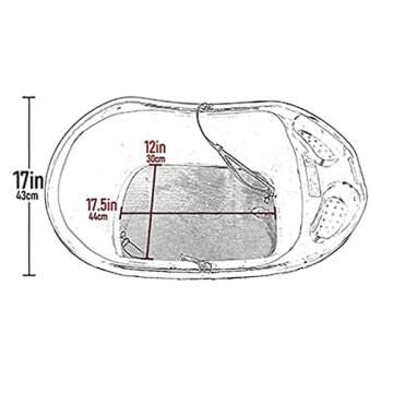 Pet Gear Pup-Tub, Bathtub for Dogs and Cats up to 20lbs, Easy Drain, Tethers Included, Ocean Blue