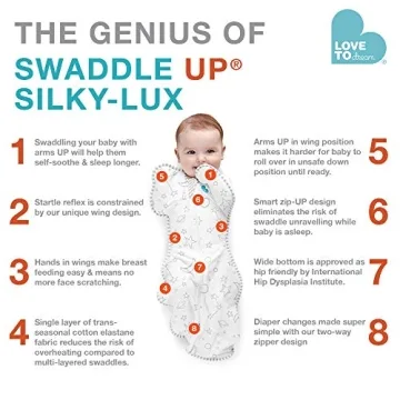 Love to Dream Swaddle UP Silky-Lux 1.0 TOG Newborn Cream
