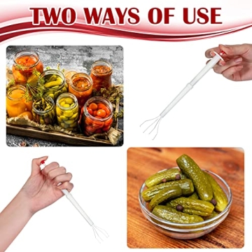 Meekoo Set of 4 Pickle Picker Stainless Steel Kitchen Tool