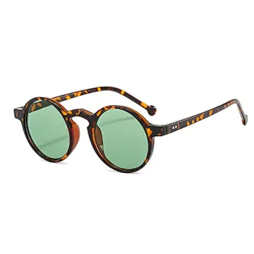 Xpectrum Lightweight Round Sunglasses - UV400 Protection, Retro Style, Unisex