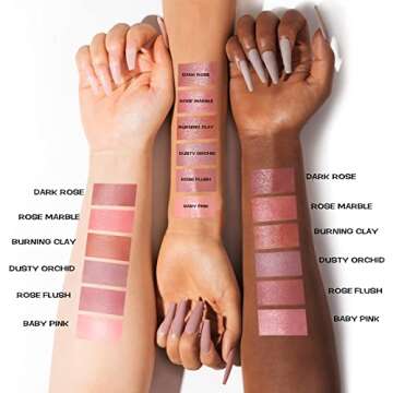 FOCALLURE Cream Blush Makeup,Buildable Blush Stick for Cheeks,Matte and Dewy Finish,Long Wearing,Easy Application,Lightweight Multi Stick,ROSE MARBLE