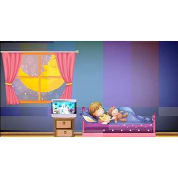 Lightahead Artificial Aquarium: Fascinating Moving Pictures of Fish in Tank Decorative Sensory Aquarium Lamp Virtual Ocean in Motion (Marine Life A)