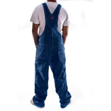 Dickies Men's Stone Washed Bib Overalls - Durable Workwear Apparel