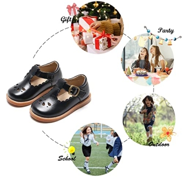 Stylish Black Mary Jane Toddler Shoes for Special Occasions