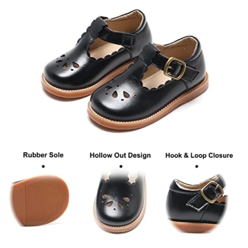 Stylish Black Mary Jane Toddler Shoes for Special Occasions