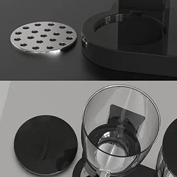 Stylish Triple Food Dispenser for Snacks and Cereal
