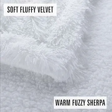 LOCHAS Super Soft Faux Fur Throw Blanket for Cozy Comfort