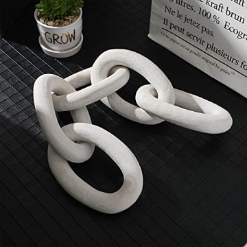 Decorative Wood Link Chain Rustic Home Office Decor