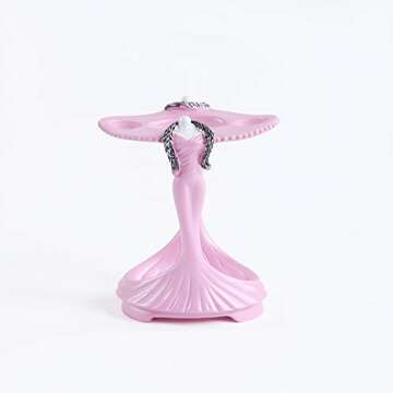 GASIYU Haute Pink Bathroom Accessory Set,Soap Dish, Dispenser, Toothbrush Holder and Tumbler Collection,5pc Bath Accessory Set